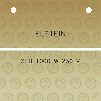 elstein-sfh-1000-w-230-v