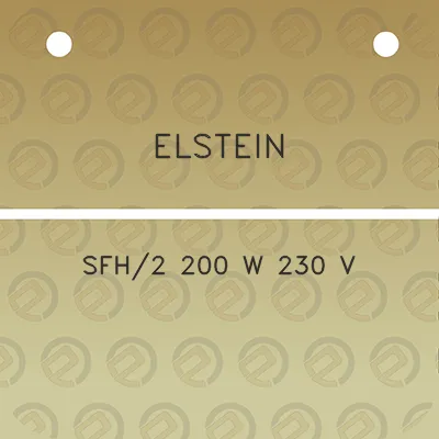 elstein-sfh2-200-w-230-v