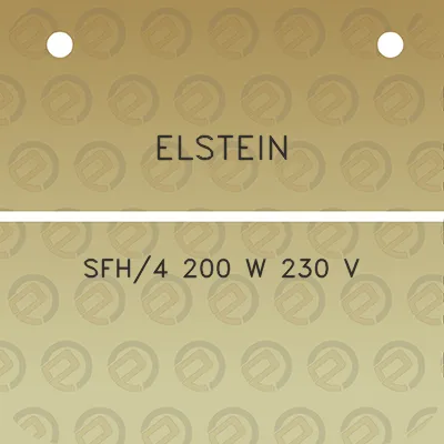 elstein-sfh4-200-w-230-v