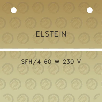 elstein-sfh4-60-w-230-v