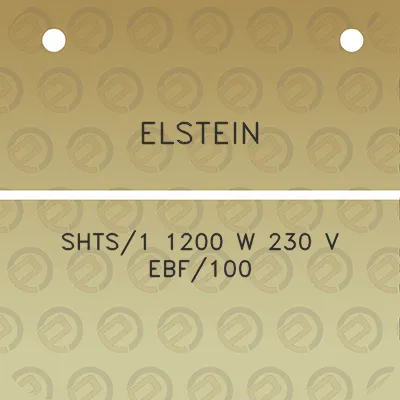 elstein-shts1-1200-w-230-v-ebf100