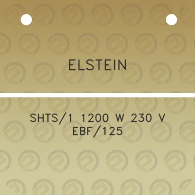 elstein-shts1-1200-w-230-v-ebf125