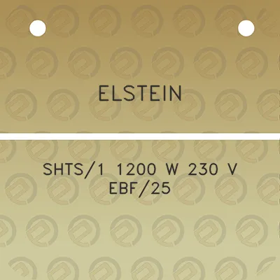 elstein-shts1-1200-w-230-v-ebf25