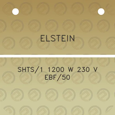 elstein-shts1-1200-w-230-v-ebf50