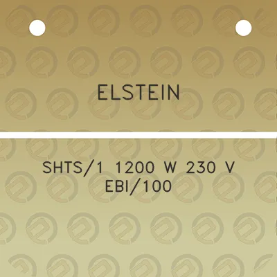 elstein-shts1-1200-w-230-v-ebi100