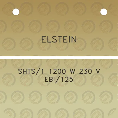 elstein-shts1-1200-w-230-v-ebi125