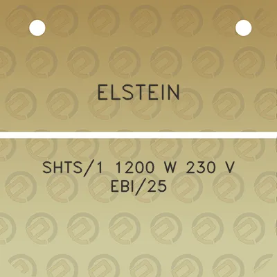 elstein-shts1-1200-w-230-v-ebi25