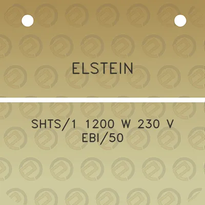 elstein-shts1-1200-w-230-v-ebi50