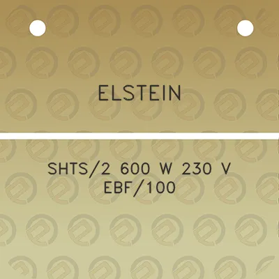 elstein-shts2-600-w-230-v-ebf100