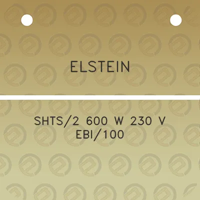 elstein-shts2-600-w-230-v-ebi100