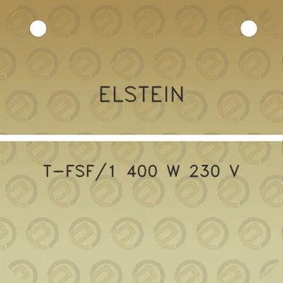 elstein-t-fsf1-400-w-230-v