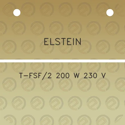 elstein-t-fsf2-200-w-230-v