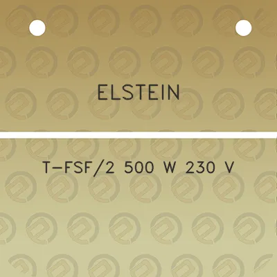 elstein-t-fsf2-500-w-230-v