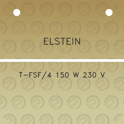 elstein-t-fsf4-150-w-230-v