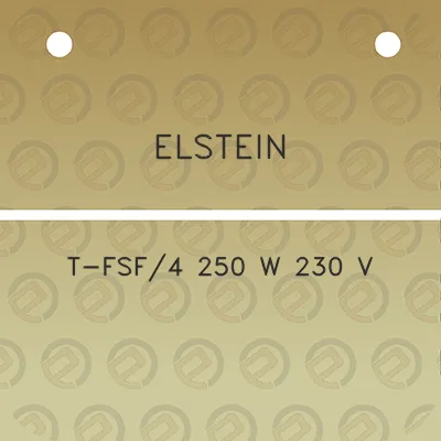 elstein-t-fsf4-250-w-230-v