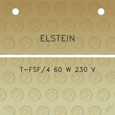 elstein-t-fsf4-60-w-230-v