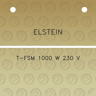 elstein-t-fsm-1000-w-230-v