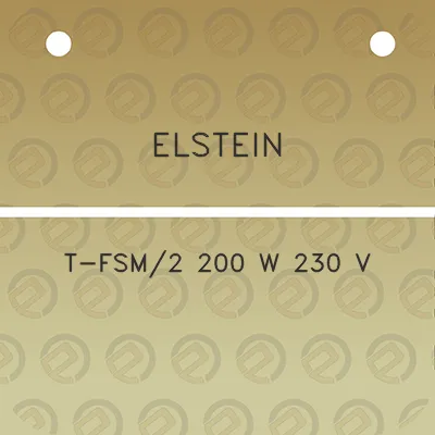 elstein-t-fsm2-200-w-230-v