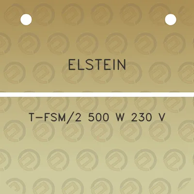 elstein-t-fsm2-500-w-230-v