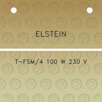 elstein-t-fsm4-100-w-230-v