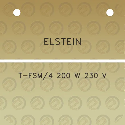 elstein-t-fsm4-200-w-230-v