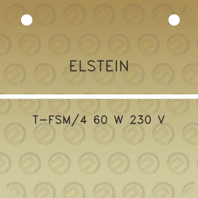 elstein-t-fsm4-60-w-230-v