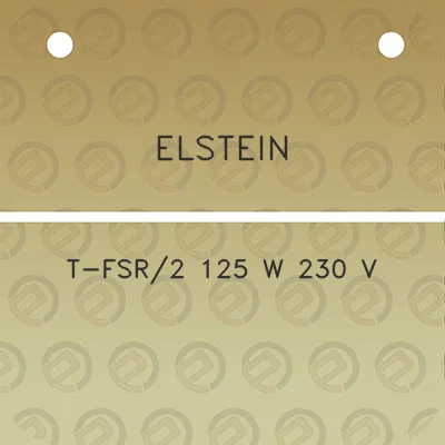 elstein-t-fsr2-125-w-230-v