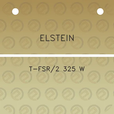 elstein-t-fsr2-325-w