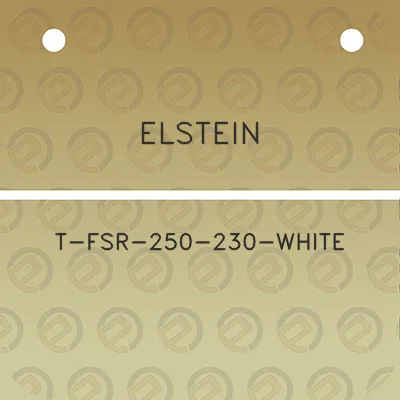 elstein-t-fsr-250-230-white