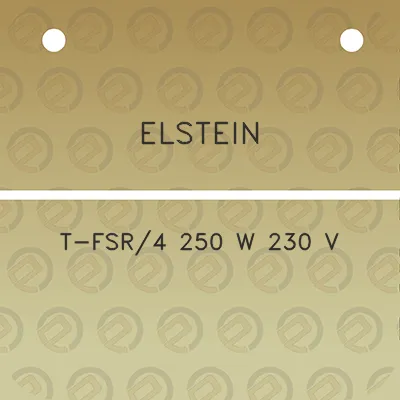 elstein-t-fsr4-250-w-230-v