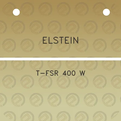 elstein-t-fsr-400-w