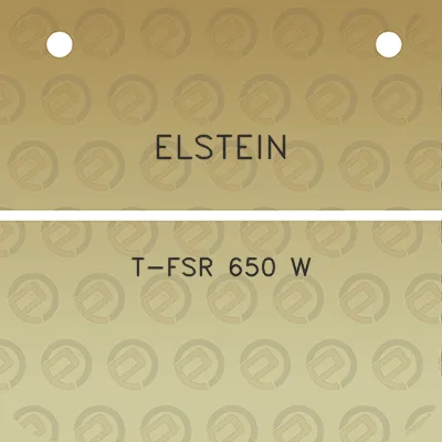 elstein-t-fsr-650-w