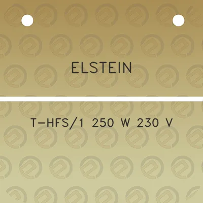 elstein-t-hfs1-250-w-230-v