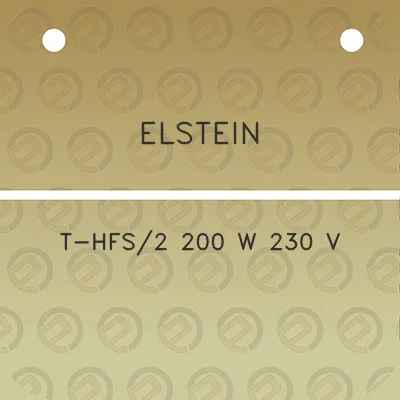 elstein-t-hfs2-200-w-230-v