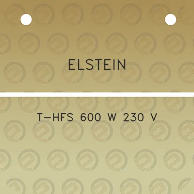 elstein-t-hfs-600-w-230-v