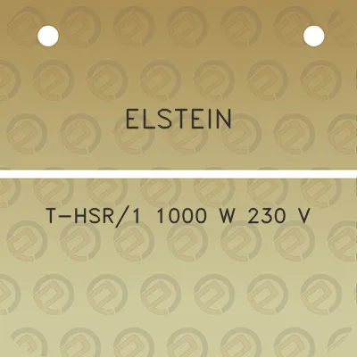 elstein-t-hsr1-1000-w-230-v