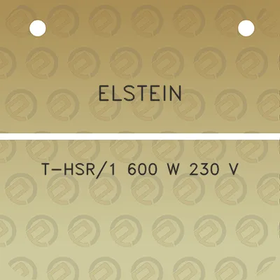 elstein-t-hsr1-600-w-230-v