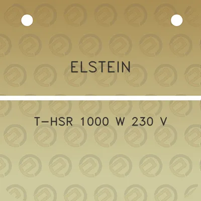 elstein-t-hsr-1000-w-230-v