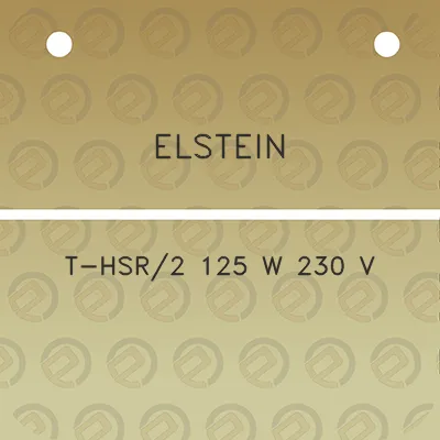 elstein-t-hsr2-125-w-230-v