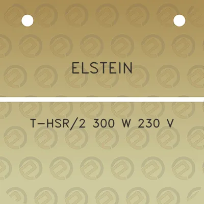 elstein-t-hsr2-300-w-230-v