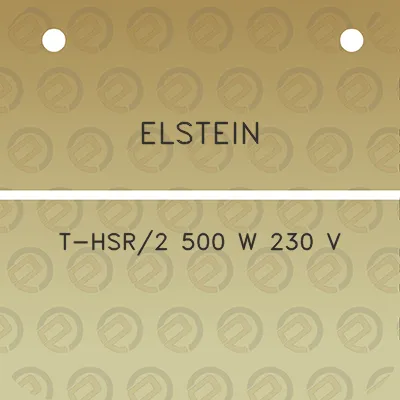 elstein-t-hsr2-500-w-230-v