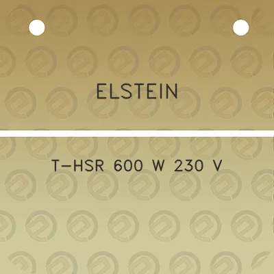 elstein-t-hsr-600-w-230-v