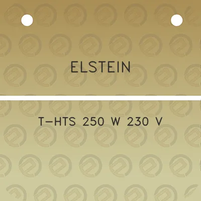 elstein-t-hts-250-w-230-v