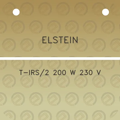 elstein-t-irs2-200-w-230-v