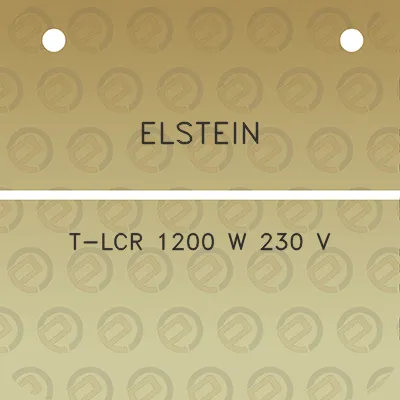 elstein-t-lcr-1200-w-230-v