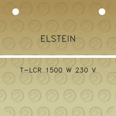 elstein-t-lcr-1500-w-230-v