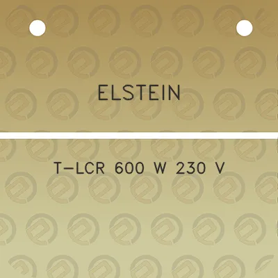 elstein-t-lcr-600-w-230-v