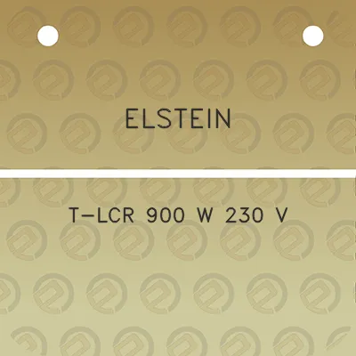 elstein-t-lcr-900-w-230-v