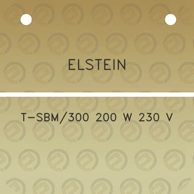 elstein-t-sbm300-200-w-230-v