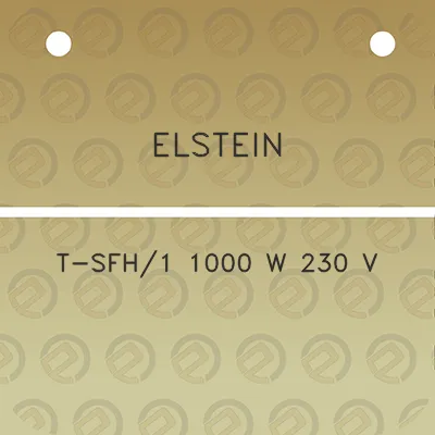 elstein-t-sfh1-1000-w-230-v